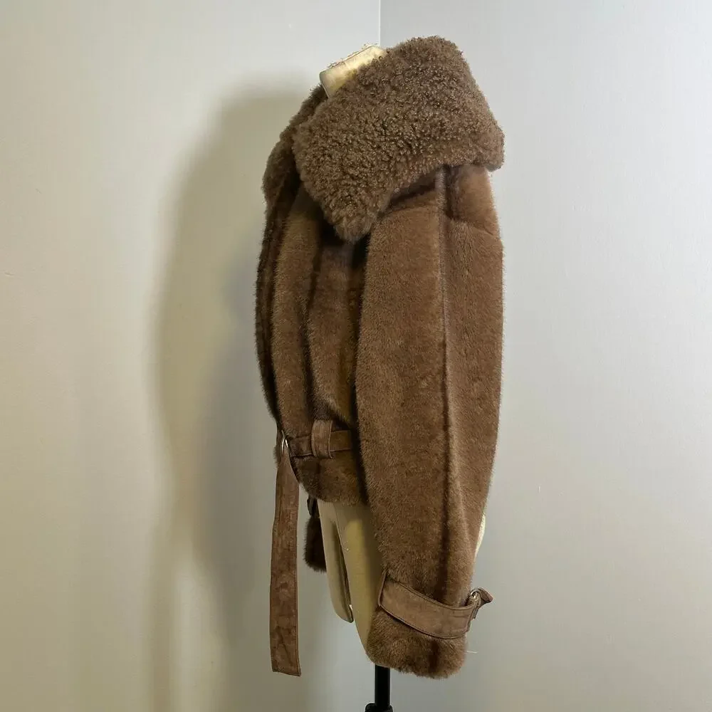 Ducie London Aurora Coat in Coco